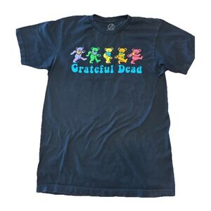 Grateful Dead Dancing Bears Ripple Junction T Shirt Mens Size‎ Medium BLACK